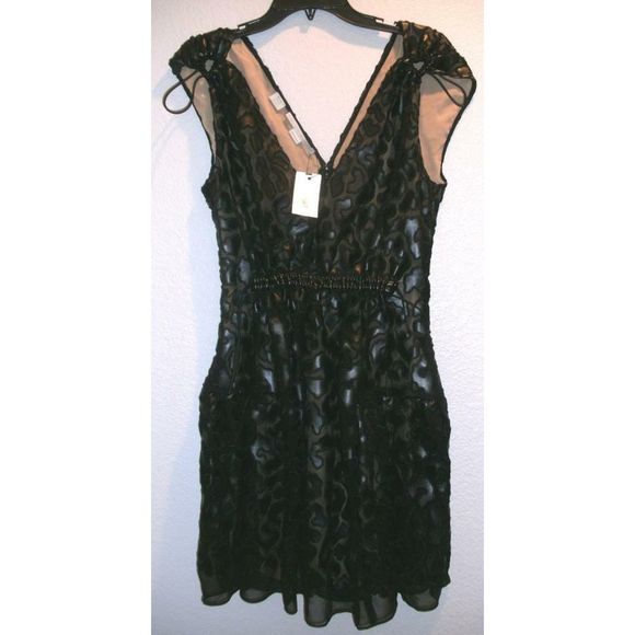 Stella McCartney Faux Leather Leopard Dress 40 - Picture 4 of 7